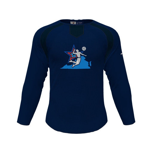 [CUS-DFW-PULL-FLC-CNK-LSL-NVY-YS-LOGO1] Pullover (Youth S, Navy, Logo 1)