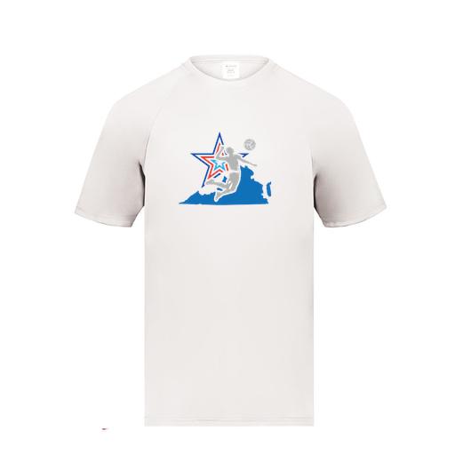 [2791.005.S-LOGO1] Youth Smooth Sport T-Shirt (Youth S, White, Logo 1)