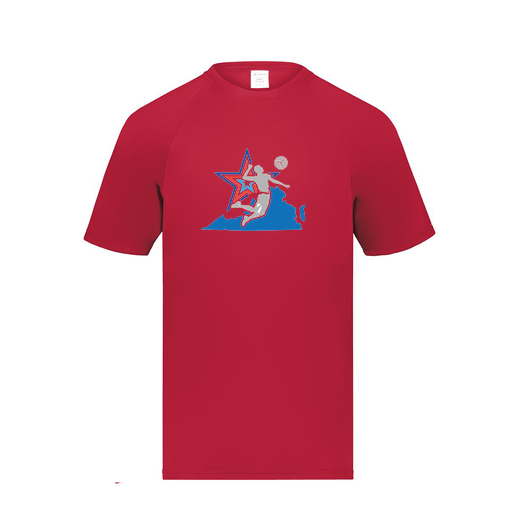 [2791.083.S-LOGO1] Youth Smooth Sport T-Shirt (Youth S, Red, Logo 1)