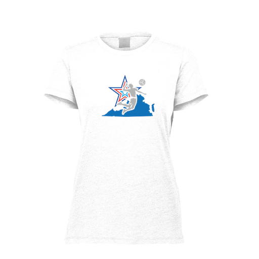 [FTSCUBWH-FAXS-LOGO1] Decker Women's Tri-Blend T-Shirt - Short Sleeve (Female Adult XS, White, Logo 1)