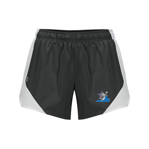 [229489.420.S-LOGO1] Girls Olympus Shorts (Female Youth S, Black, Logo 1)