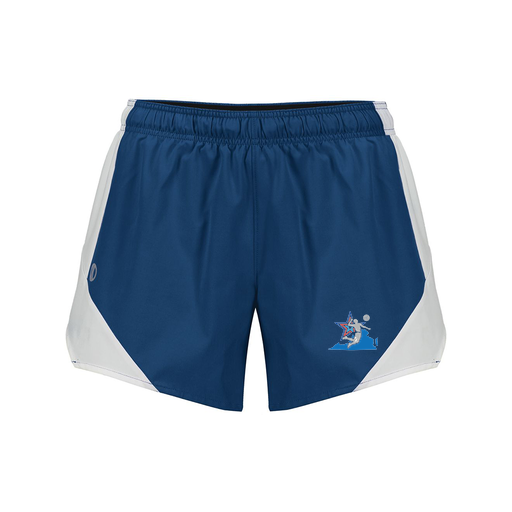 [229489.H03.S-LOGO1] Girls Olympus Shorts (Female Youth S, Navy, Logo 1)