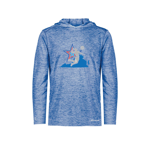 [FOLHCGRY-AS-LOGO1] Decker Men's Charge Hoodie (Adult S, Royal, Logo 1)