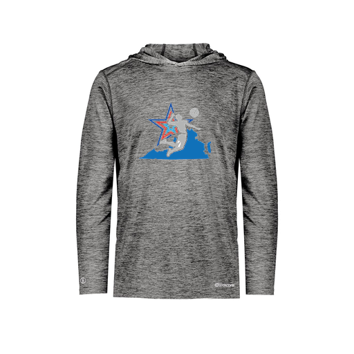 [FOLHCGBK-YS-LOGO1] Youth Charge Hoodie (Youth S, Black, Logo 1)