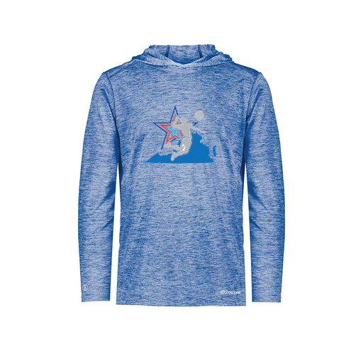 [FOLHCGRY-YS-LOGO1] Decker Youth Charge Hoodie (Youth S, Royal, Logo 1)