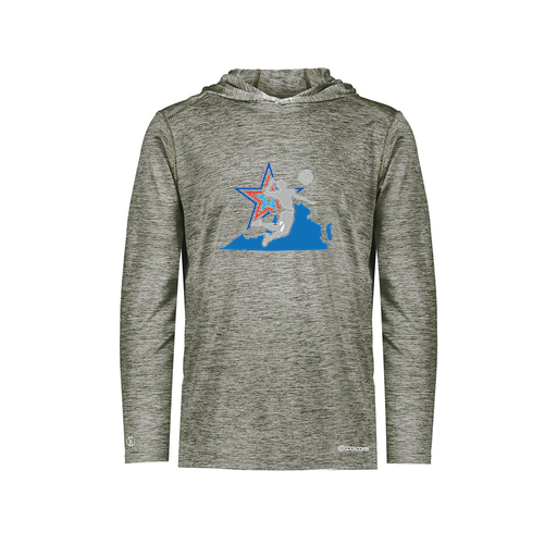 [FOLHCGGY-YS-LOGO1] Decker Youth Charge Hoodie (Youth S, Gray, Logo 1)