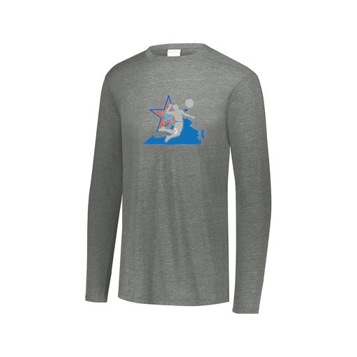 [FTLCUBGY-AXS-LOGO1] Men's LS Ultra-blend T-Shirt (Adult XS, Gray, Logo 1)