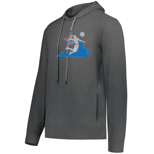 [222698.E83.S-LOGO1] YOUTH VENTURA THIN KNIT HOODIE (Youth S, Gray, Logo 1)
