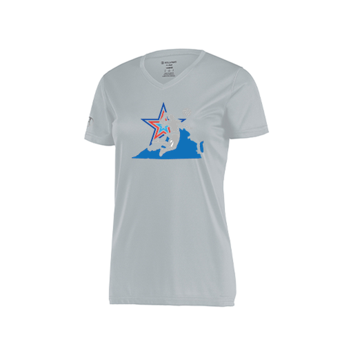 [222820.099.S-LOGO1] Ladies Movement Dri Fit Shirt (Female Adult S, Silver, Logo 1)