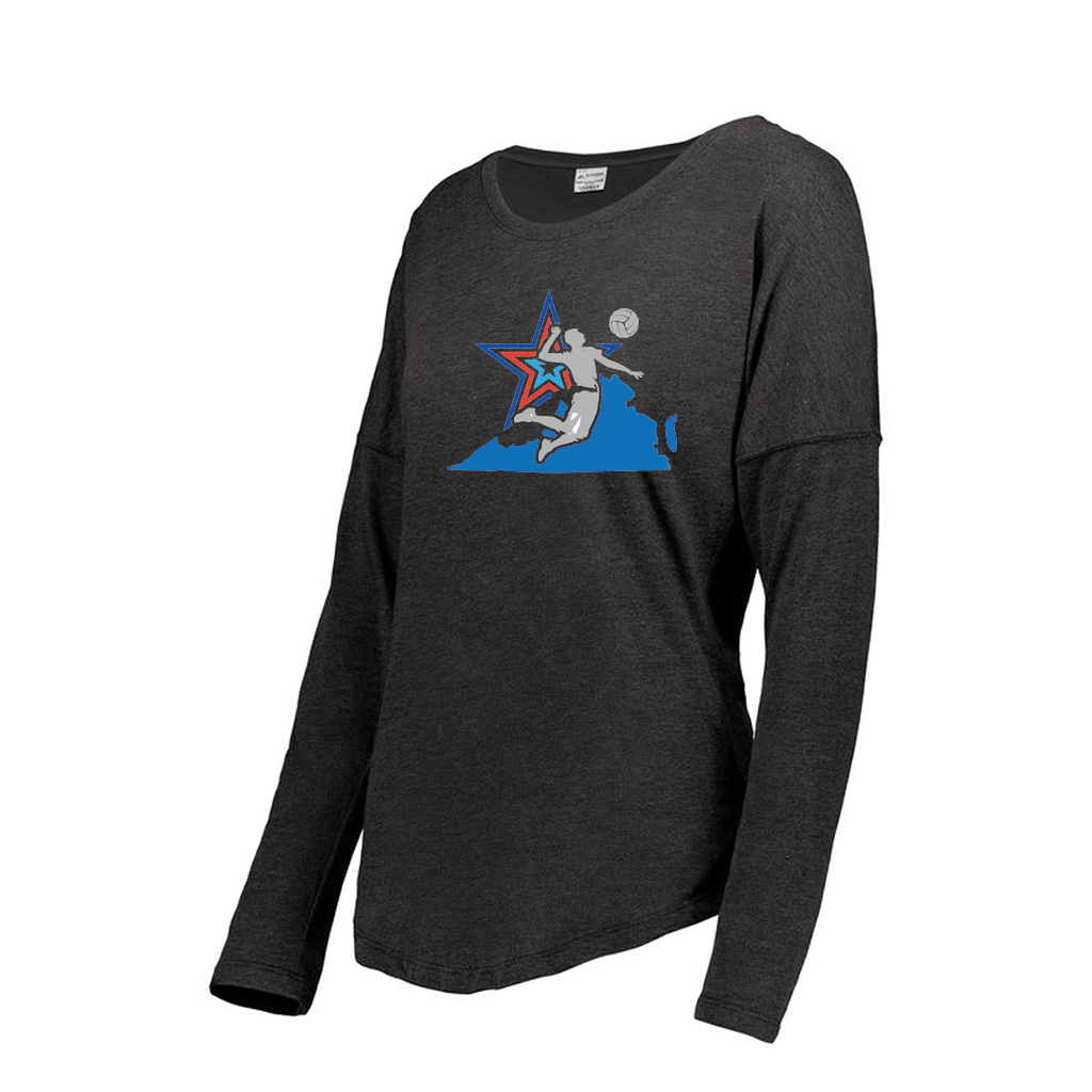 Decker Women's Tri-Blend T-Shirt - Long Sleeve